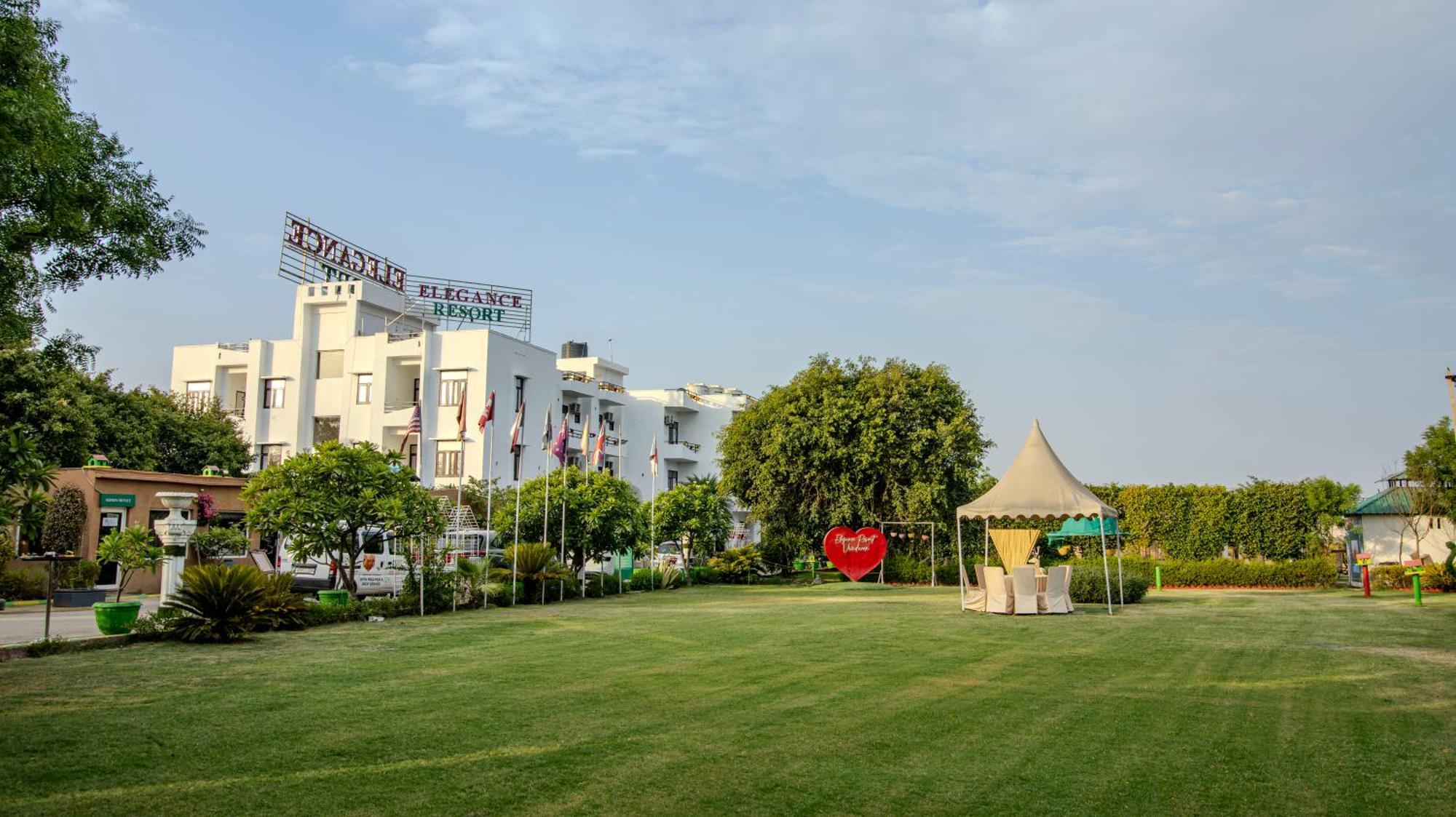 Elegance Resort Vrindavan Bagian luar foto
